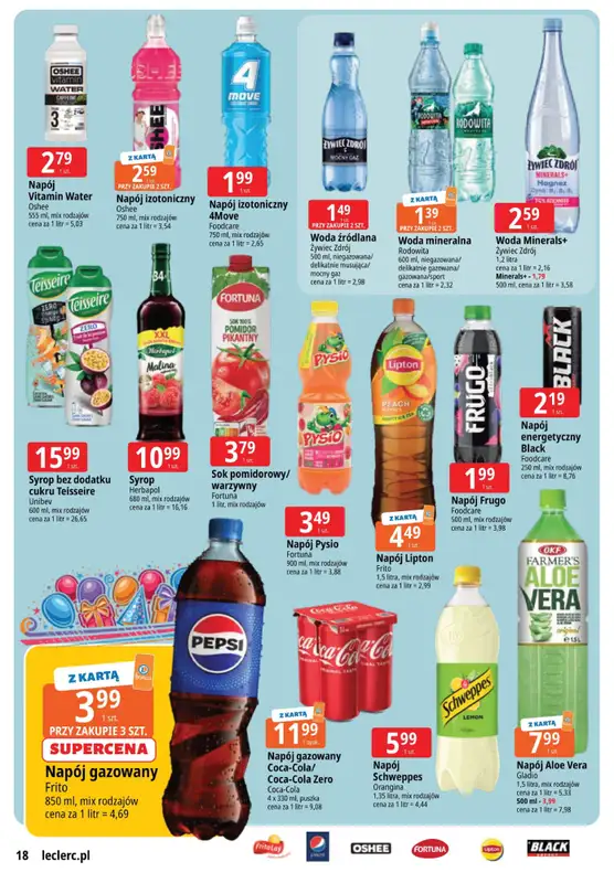 Leclerc - gazetka promocyjna Gazetka Zielona Góra od wtorku 07.10 do soboty 18.10 - strona 18