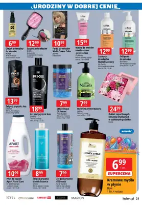 Leclerc - gazetka promocyjna Gazetka Zielona Góra od wtorku 07.10 do soboty 18.10 - strona 21 Leclerc - gazetka promocyjna Gazetka Zielona Góra od wtorku 07.10 do soboty 18.10 - strona 21