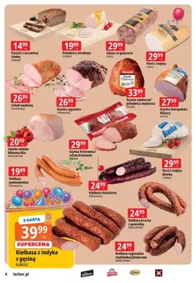 Leclerc - gazetka promocyjna Gazetka Zielona Góra od wtorku 07.10 do soboty 18.10 - strona 4 Leclerc - gazetka promocyjna Gazetka Zielona Góra od wtorku 07.10 do soboty 18.10 - strona 4