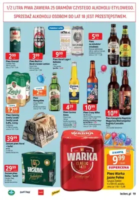 Leclerc - gazetka promocyjna Gazetka Zielona Góra od wtorku 07.10 do soboty 18.10 - strona 19 Leclerc - gazetka promocyjna Gazetka Zielona Góra od wtorku 07.10 do soboty 18.10 - strona 19
