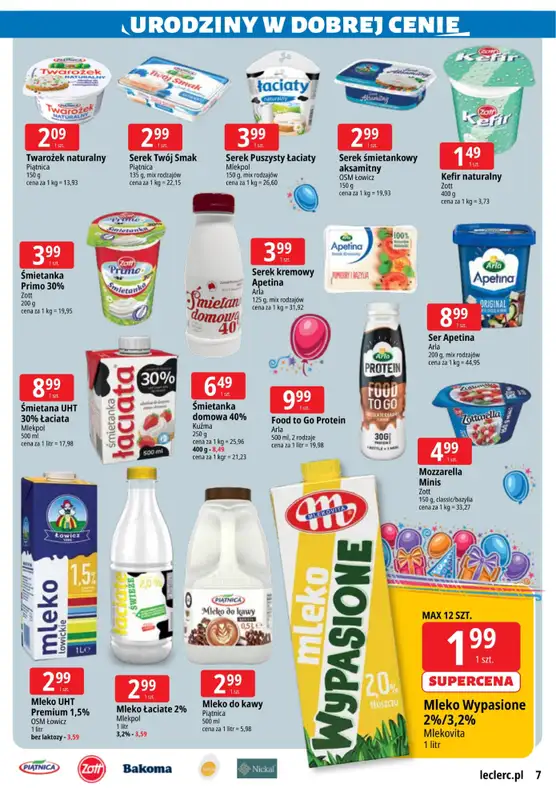 Leclerc - gazetka promocyjna Gazetka Zielona Góra od wtorku 07.10 do soboty 18.10 - strona 7