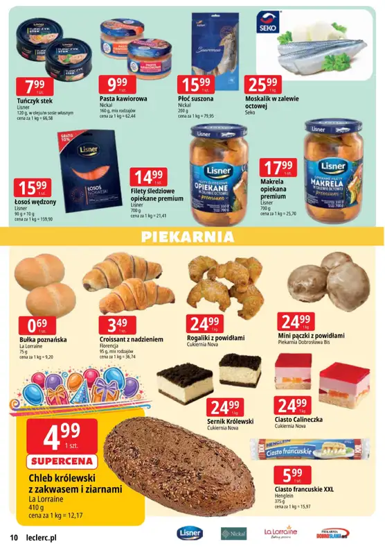 Leclerc - gazetka promocyjna Gazetka Zielona Góra od wtorku 07.10 do soboty 18.10 - strona 10