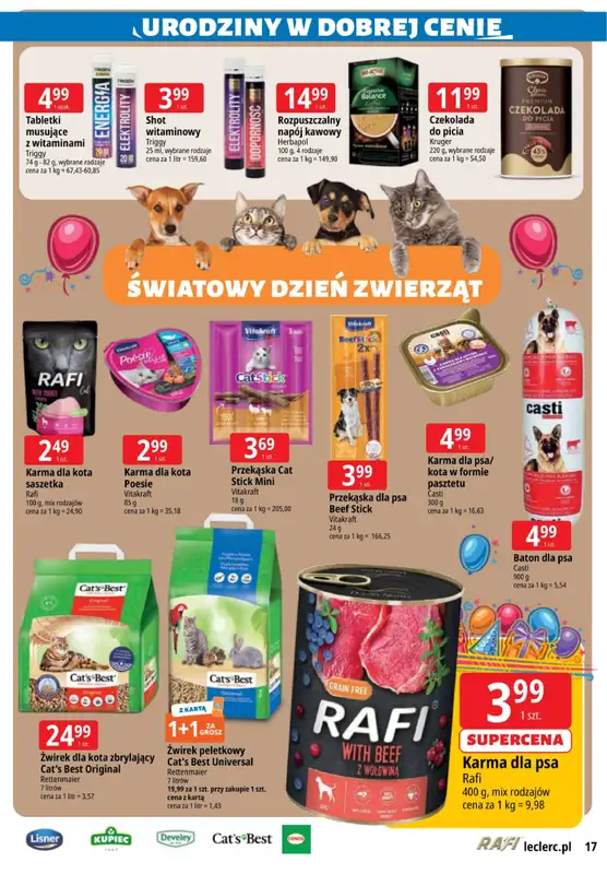 Leclerc - gazetka promocyjna Gazetka Zielona Góra od wtorku 07.10 do soboty 18.10 - strona 17