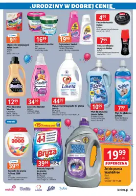 Leclerc - gazetka promocyjna Gazetka Zielona Góra od wtorku 07.10 do soboty 18.10 - strona 23 Leclerc - gazetka promocyjna Gazetka Zielona Góra od wtorku 07.10 do soboty 18.10 - strona 23