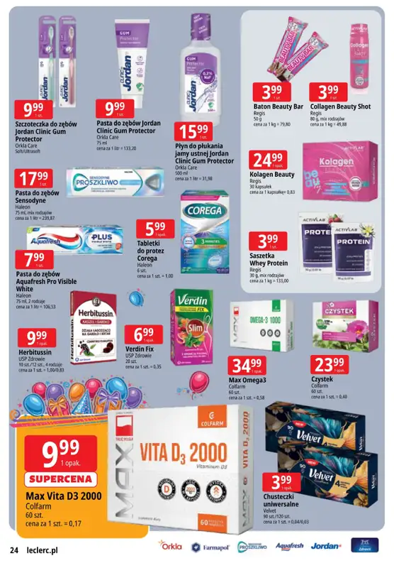 Leclerc - gazetka promocyjna Gazetka Zielona Góra od wtorku 07.10 do soboty 18.10 - strona 24