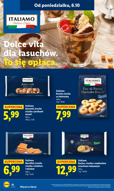 Lidl - gazetka promocyjna Oferta od poniedziałku od poniedziałku 06.10 do środy 08.10 - strona 32