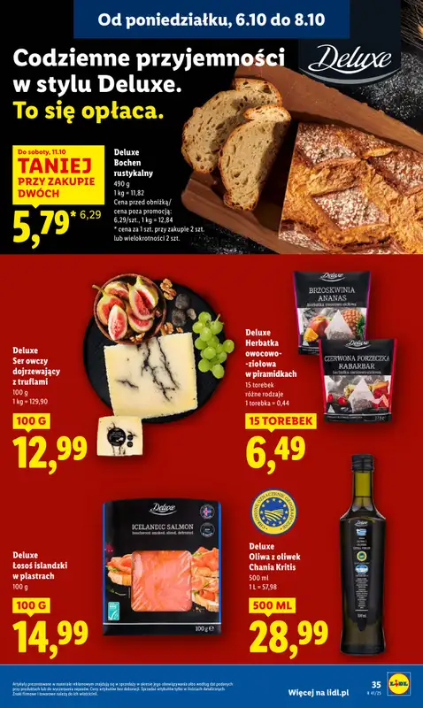 Lidl - gazetka promocyjna Oferta od poniedziałku od poniedziałku 06.10 do środy 08.10 - strona 35