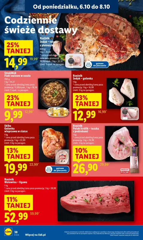 Lidl - gazetka promocyjna Oferta od poniedziałku od poniedziałku 06.10 do środy 08.10 - strona 38