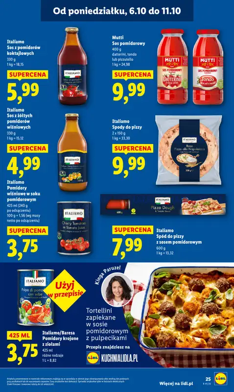Lidl - gazetka promocyjna Oferta od poniedziałku od poniedziałku 06.10 do środy 08.10 - strona 25