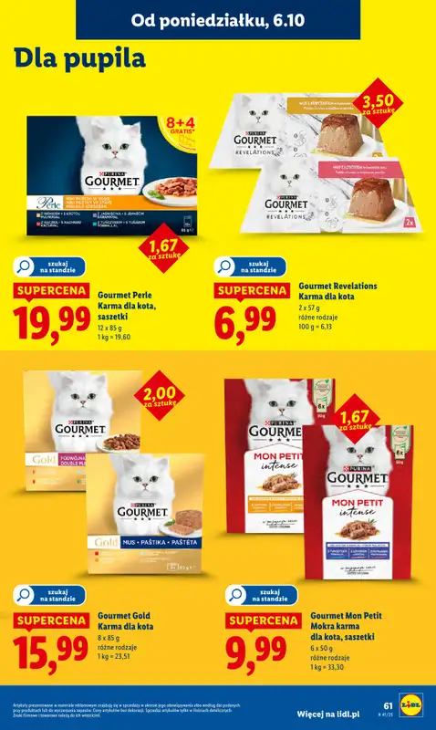 Lidl - gazetka promocyjna Oferta od poniedziałku od poniedziałku 06.10 do środy 08.10 - strona 61