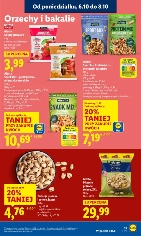 Lidl - gazetka promocyjna Oferta od poniedziałku od poniedziałku 06.10 do środy 08.10 - strona 55