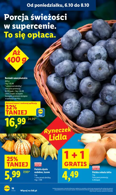 Lidl - gazetka promocyjna Oferta od poniedziałku od poniedziałku 06.10 do środy 08.10 - strona 16