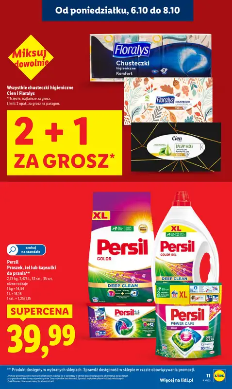 Lidl - gazetka promocyjna Oferta od poniedziałku od poniedziałku 06.10 do środy 08.10 - strona 11