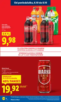 Lidl - gazetka promocyjna Oferta od poniedziałku od poniedziałku 06.10 do środy 08.10 - strona 8 Lidl - gazetka promocyjna Oferta od poniedziałku od poniedziałku 06.10 do środy 08.10 - strona 8