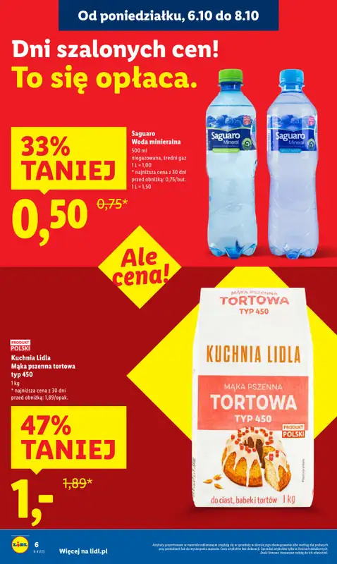 Lidl - gazetka promocyjna Oferta od poniedziałku od poniedziałku 06.10 do środy 08.10 - strona 6