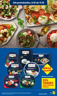 Lidl - gazetka promocyjna Oferta od poniedziałku od poniedziałku 06.10 do środy 08.10 - strona 21 Lidl - gazetka promocyjna Oferta od poniedziałku od poniedziałku 06.10 do środy 08.10 - strona 21