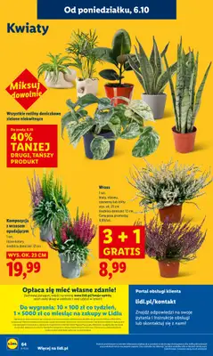 Lidl - gazetka promocyjna Oferta od poniedziałku od poniedziałku 06.10 do środy 08.10 - strona 64 Lidl - gazetka promocyjna Oferta od poniedziałku od poniedziałku 06.10 do środy 08.10 - strona 64