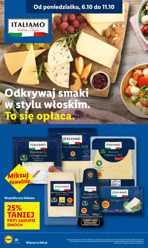 Lidl - gazetka promocyjna Oferta od poniedziałku od poniedziałku 06.10 do środy 08.10 - strona 20