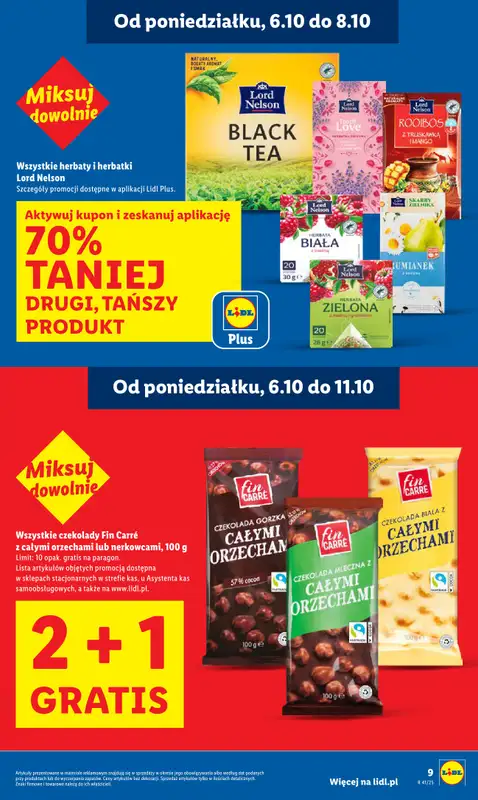 Lidl - gazetka promocyjna Oferta od poniedziałku od poniedziałku 06.10 do środy 08.10 - strona 9
