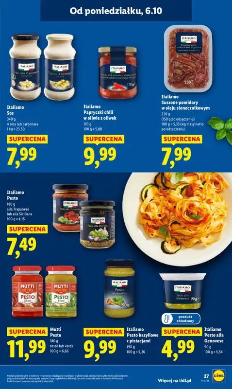Lidl - gazetka promocyjna Oferta od poniedziałku od poniedziałku 06.10 do środy 08.10 - strona 27