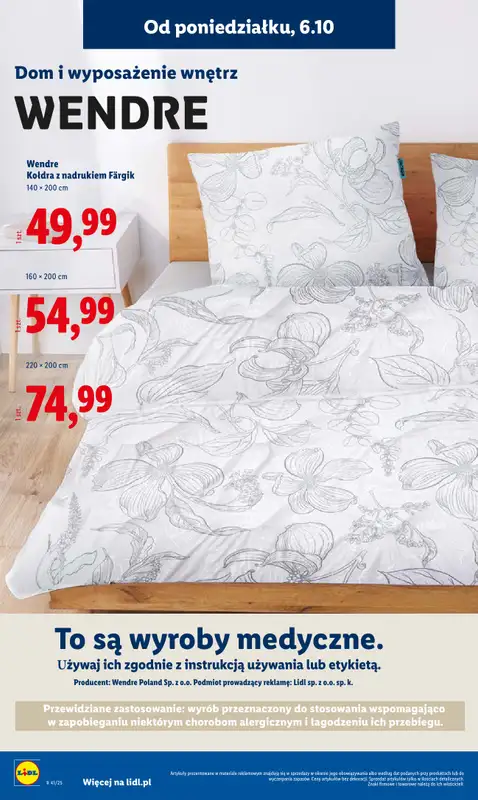 Lidl - gazetka promocyjna Oferta od poniedziałku od poniedziałku 06.10 do środy 08.10 - strona 12