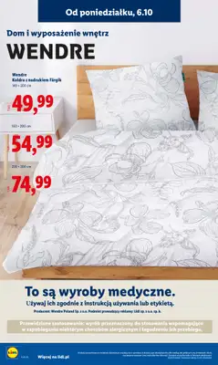Lidl - gazetka promocyjna Oferta od poniedziałku od poniedziałku 06.10 do środy 08.10 - strona 12 Lidl - gazetka promocyjna Oferta od poniedziałku od poniedziałku 06.10 do środy 08.10 - strona 12