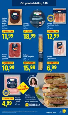Lidl - gazetka promocyjna Oferta od poniedziałku od poniedziałku 06.10 do środy 08.10 - strona 23 Lidl - gazetka promocyjna Oferta od poniedziałku od poniedziałku 06.10 do środy 08.10 - strona 23