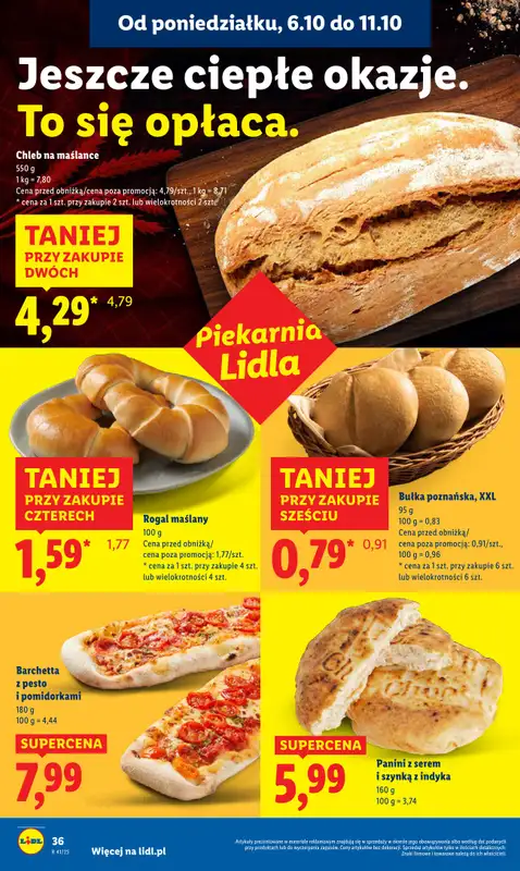 Lidl - gazetka promocyjna Oferta od poniedziałku od poniedziałku 06.10 do środy 08.10 - strona 36