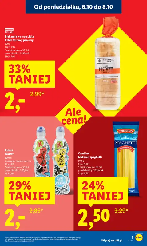 Lidl - gazetka promocyjna Oferta od poniedziałku od poniedziałku 06.10 do środy 08.10 - strona 7