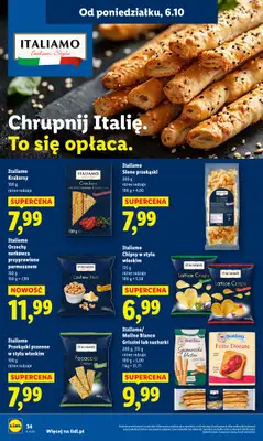 Lidl - gazetka promocyjna Oferta od poniedziałku od poniedziałku 06.10 do środy 08.10 - strona 34 Lidl - gazetka promocyjna Oferta od poniedziałku od poniedziałku 06.10 do środy 08.10 - strona 34
