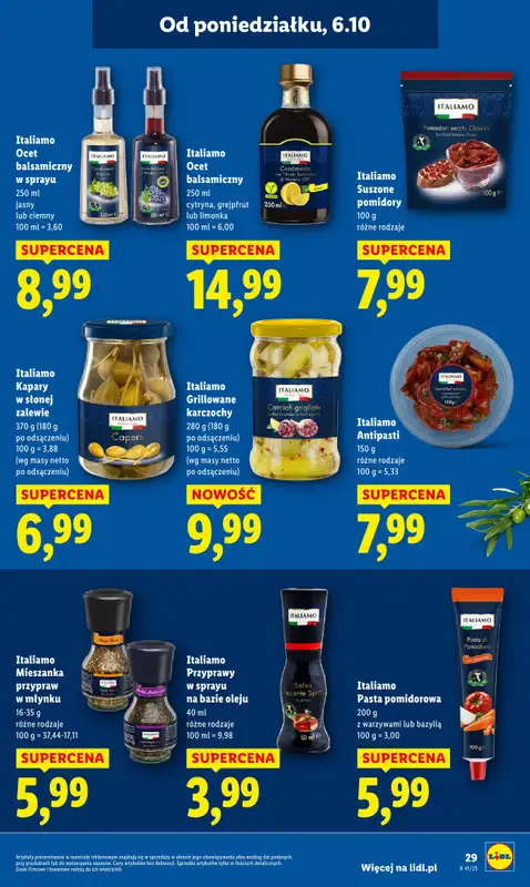 Lidl - gazetka promocyjna Oferta od poniedziałku od poniedziałku 06.10 do środy 08.10 - strona 29