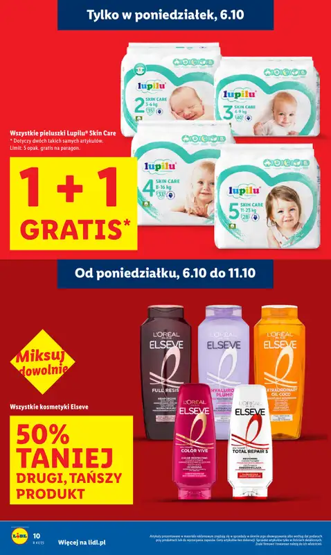 Lidl - gazetka promocyjna Oferta od poniedziałku od poniedziałku 06.10 do środy 08.10 - strona 10
