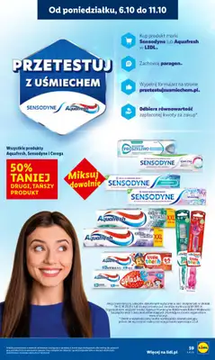Lidl - gazetka promocyjna Oferta od poniedziałku od poniedziałku 06.10 do środy 08.10 - strona 59 Lidl - gazetka promocyjna Oferta od poniedziałku od poniedziałku 06.10 do środy 08.10 - strona 59