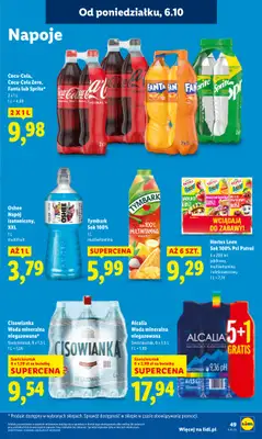 Lidl - gazetka promocyjna Oferta od poniedziałku od poniedziałku 06.10 do środy 08.10 - strona 49 Lidl - gazetka promocyjna Oferta od poniedziałku od poniedziałku 06.10 do środy 08.10 - strona 49