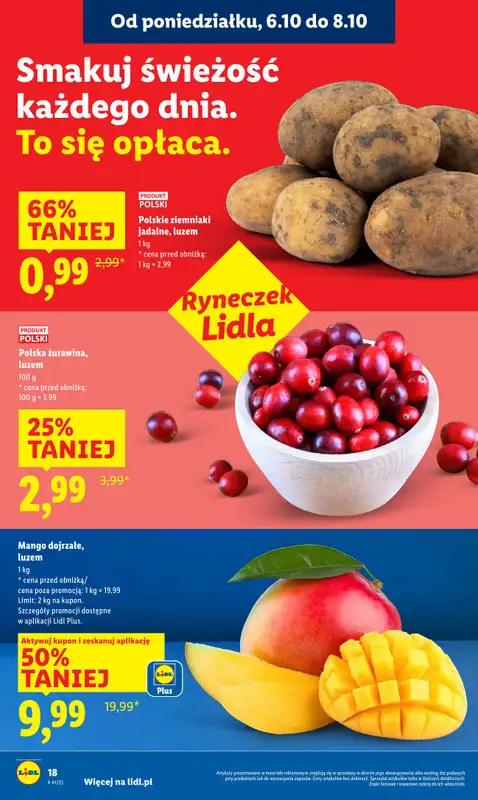 Lidl - gazetka promocyjna Oferta od poniedziałku od poniedziałku 06.10 do środy 08.10 - strona 18