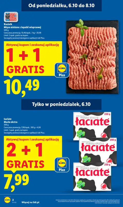 Lidl - gazetka promocyjna Oferta od poniedziałku od poniedziałku 06.10 do środy 08.10 - strona 2
