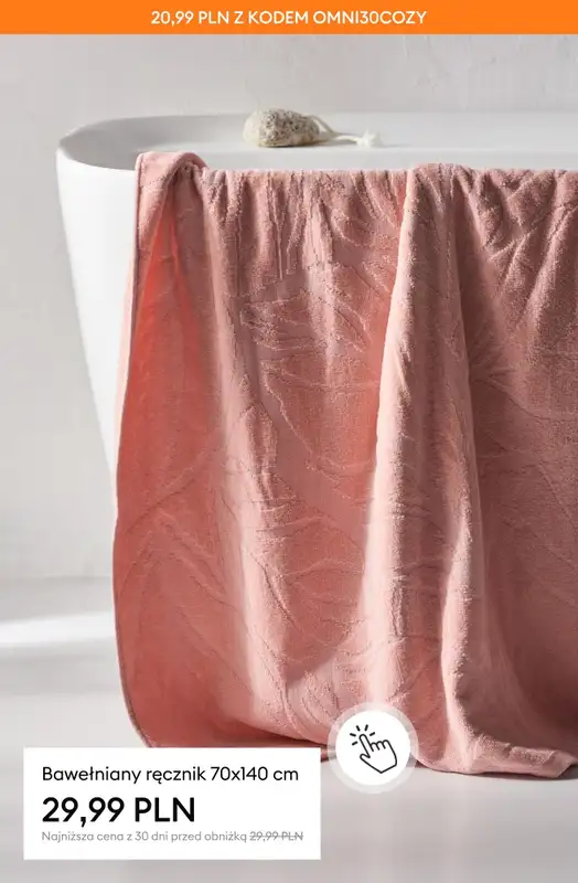 Sinsay - gazetka promocyjna -30% na POŚCIELE i RĘCZNIKI przy zakupie 2 szt. od wtorku 07.10 do niedzieli 19.10 - strona 18