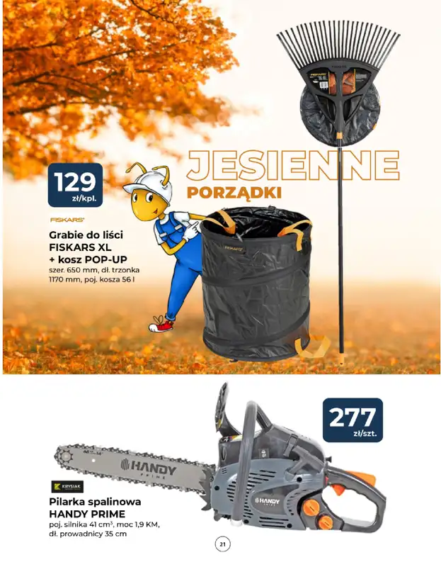 PSB Mrówka - gazetka promocyjna Gazetka od czwartku 09.10 do soboty 18.10 - strona 21