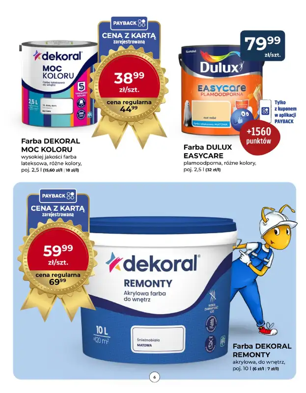 PSB Mrówka - gazetka promocyjna Gazetka od czwartku 09.10 do soboty 18.10 - strona 6