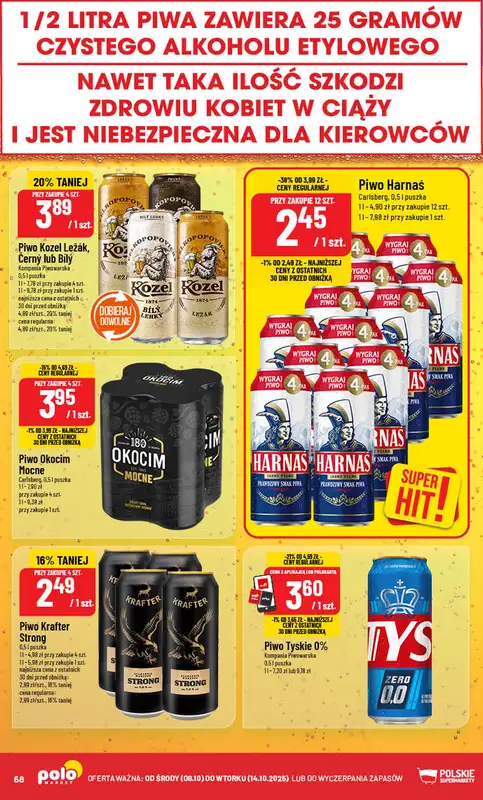 POLOmarket - gazetka promocyjna Gazetka od środy 08.10 do wtorku 14.10 - strona 68