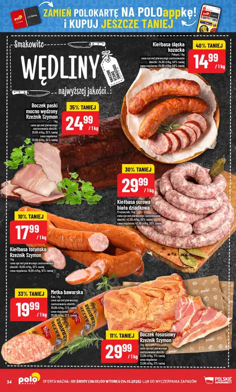 POLOmarket - gazetka promocyjna Gazetka od środy 08.10 do wtorku 14.10 - strona 34
