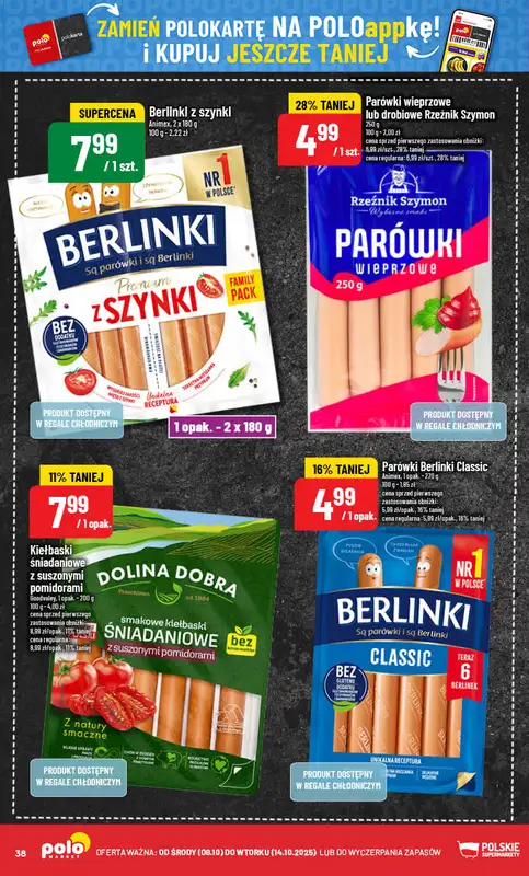 POLOmarket - gazetka promocyjna Gazetka od środy 08.10 do wtorku 14.10 - strona 38