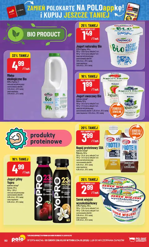 POLOmarket - gazetka promocyjna Gazetka od środy 08.10 do wtorku 14.10 - strona 50