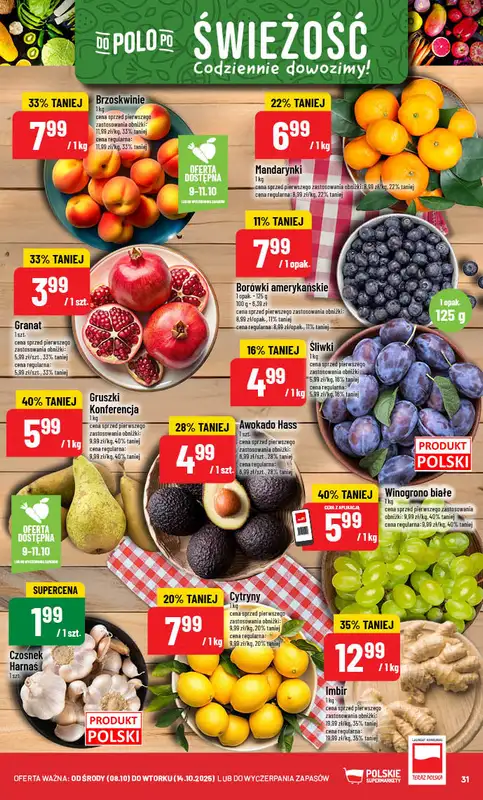 POLOmarket - gazetka promocyjna Gazetka od środy 08.10 do wtorku 14.10 - strona 31