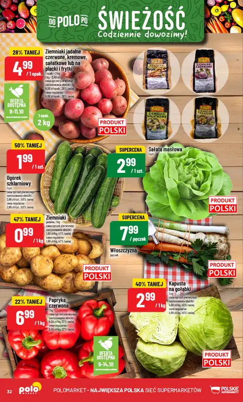 POLOmarket - gazetka promocyjna Gazetka od środy 08.10 do wtorku 14.10 - strona 32