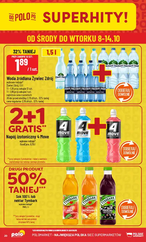 POLOmarket - gazetka promocyjna Gazetka od środy 08.10 do wtorku 14.10 - strona 20