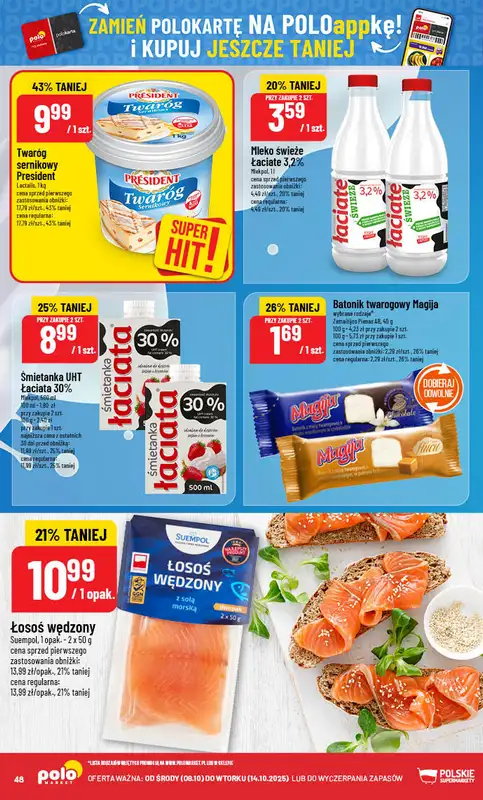 POLOmarket - gazetka promocyjna Gazetka od środy 08.10 do wtorku 14.10 - strona 48