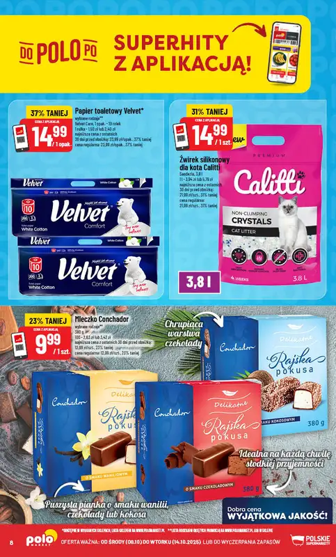 POLOmarket - gazetka promocyjna Gazetka od środy 08.10 do wtorku 14.10 - strona 8