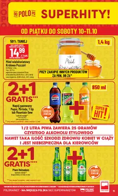 POLOmarket - gazetka promocyjna Gazetka od środy 08.10 do wtorku 14.10 - strona 15 POLOmarket - gazetka promocyjna Gazetka od środy 08.10 do wtorku 14.10 - strona 15