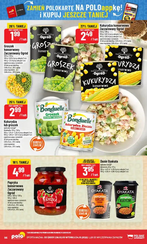 POLOmarket - gazetka promocyjna Gazetka od środy 08.10 do wtorku 14.10 - strona 56